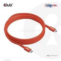 CLUB3D USB2 Type-C Bi-Directional USB-IF Certified Cable Data 480Mb, PD 240W(48V/5A) EPR M/M 3m / 9.84 ft (CAC-1513)