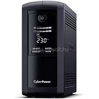 CYBERPOWER UPS, VP700EILCD, 6x C13, 700VA 390W 230V szünetmentes tápegység + USB LINE-INTERACTIVE (VP700EILCD)