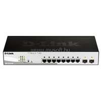 D-LINK DGS-1210-08P/E 8-port 10/100/1000 Gigabit PoE Smart Switch including 2 Combo 1000BaseT/SFP ports (DGS-1210-08P/E)