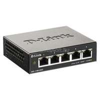 D-LINK DGS-1100-05V2/E 5x1000Mbps Fémházas Asztali Menedszelhető Switch (DGS-1100-05V2/E)