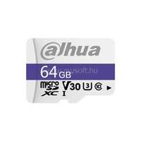 DAHUA MicroSD kártya - 64GB microSDXC (UHS-I; exFAT; 95/38 Mbps) (DHI-TF-C100/64GB)