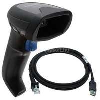 DATALOGIC QuickScan QD2590, Kit, 2D Mpixel Imager, USB/RS-232 Multi-Interface, Black (Kit includes Scanner and USB Cable 90A052258) (QD2590-BKK1)