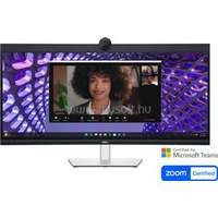 DELL Pro Plus P3424WEB ívelt Video konferencia Monitor | 34" | 3440x1440 | IPS | 0x VGA | 0x DVI | 1x DP | 1x HDMI