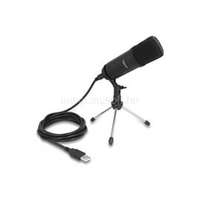 DELOCK 66882 24bit/192kHz USB kondenzátor streaming/podcasting mikrofon (DL66882)