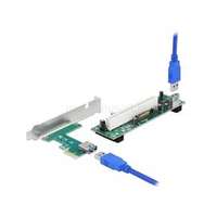 DELOCK 90065 1xPCI 32 Bit 60cm-es USB kábel csatlakozású PCI Express x1 Riser kártya (DL90065)
