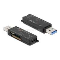 DELOCK 91757 SD/Micro SD/MS memóriakártyákhoz USB 3.2 kártyaolvasó (DL91757)