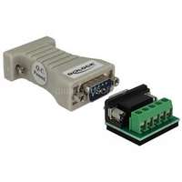 DELOCK Átalakító 1 x soros RS-232 DB9 anya - 1 x soros RS-422/485 DB9-es apa ESD védelemmel 15 kV (DL62920)