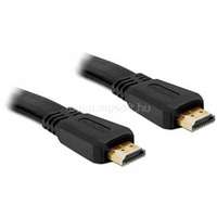 DELOCK High Speed HDMI Ethernet kábel - A apa/apa 1,0m lapos (DL82669)
