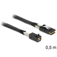 DELOCK Mini SAS HD x 4 SFF 8643 apa > Mini SAS x 4 36 Pin SFF 8087 apa kábel, 0,5 m (DL83388)