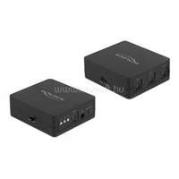 DELOCK S/PDIF TOSLINK kapcsoló 3 bemenettel és 1 kimenettel infrasugaras távkapcsolóval és USB Tápellátással (DL63395)