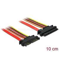 DELOCK SATA 6Gb/s 22 tűs csatlakozó > SATA 22 tűs aljzat hosszabbító kábel 10cm (DL84917)