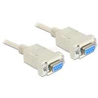 DELOCK soros null modem kábel, 9 pin anya / anya, 3 m (DL84169)