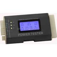 DELOCK Táp teszter - 18159 (Floppy, HDD, CDROM, SATA, 4 tűs (P4), 8 tűs (Dual-CPU), 6 tűs (PCI-E)) (DL18159)