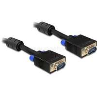 DELOCK VGA M/M video jelkábel 2m fekete (DL82557)