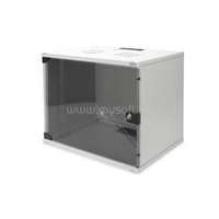 DIGITUS 19" 460x540x400 9U lapraszerelt üvegajtós szürke fali rack szekrény (DIGITUS_DN-19_09-U-S-1)