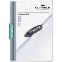 DURABLE Swingclip A4 30lapos sötét zöld clip-mappa (DURABLE_226032)