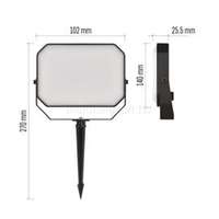 EMOS GoSmart 1 darabos, 4 W, RGBIC dimmelhető, WiFi kültéri LED reflektor, bővítő készlet (EMOS_ZIW181R)