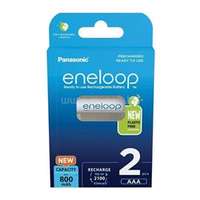 PANASONIC eneloop BK-4MCDE/2BE AAA 800mAh mikro ceruza akku 2db/csomag (BK4MCDE-2BE)