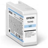 EPSON T47A5 Eredeti világos cián UltraChrome Pro tintapatron (50 ml) (C13T47A500)