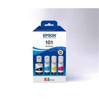 EPSON 101 Eredeti fekete/cián/bíbor/sárga EcoTank multipakk tintatartályok (1x127ml/ 3x70ml) (C13T03V64A)