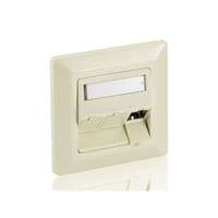 EQUIP Keystone Fali csatlakozó aljzat - 760304 (3 port, Cat6, UTP, fehér) (EQUIP_760304)