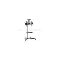 EQUIP TV/Monitor állvány - 650603 (37"-70" álló, dönthető, állítható magasság, Max.:50kg, fekete/szürke) (EQUIP_650603)