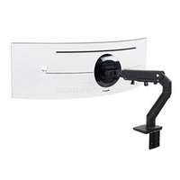 ERGOTRON 45-647-224 HX Desk Monitor Arm for 1000R Displays with HD Pivot (black) (45-647-224)