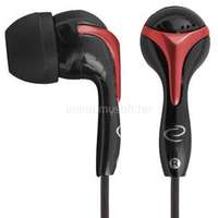 ESPERANZA sztereó fülhallgató (fekete-piros) (ESPERANZA_EH123)