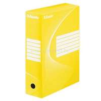 ESSELTE Boxycolor 10cm sárga archiváló doboz (ESSELTE_128423)