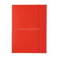 ESSELTE Economy A4 piros karton gumis mappa (ESSELTE_13436)