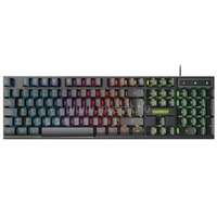 EVEREST KB-188 Borealis Rainbow gamer vezetékes billentyűzet (magyar, fekete) (EVEREST_37428)