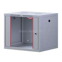 FORMRACK RAL7035 9U Alfaline 555x450 19" fali rack szekrény (szürke) (ALFA-9U450-GR)