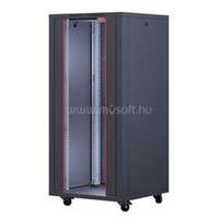 FORMRACK RAL9005 16U Interline 600x600 19" szabadon álló rack szekrény (fekete) (INT-16U6060)