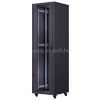 FORMRACK RAL9005 42U Cosmoline 600x600 19" szabadon álló rack szekrény (fekete) (CSM-42U6060)