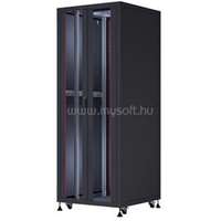 FORMRACK RAL9005 42U Cosmoline 800x800 19" szabadon álló rack szekrény (fekete) (CSM-42U8080)