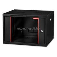 FORMRACK RAL9005 9U Alfaline 555x450 19" fali rack szekrény (fekete) (ALFA-9U450)