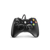 FROGGIEX XBOX 360/PC Kiegészítő Vezetékes kontroller, Fekete (PRCX360WRDBK)