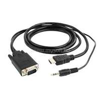 GEMBIRD A-HDMI-VGA-03-6 HDMI/VGA és audio átalakító 18 m (fekete) (A-HDMI-VGA-03-6)