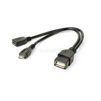GEMBIRD A-OTG-AFBM-04 cable USB OTG AF to micro BM + micro BF 0.15 m (A-OTG-AFBM-04)