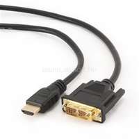 GEMBIRD CC-HDMI-DVI-0.5M HDMI/DVI átalakító kábel aranyozott csatlakozóval 0.5 m (CC-HDMI-DVI-0.5M)