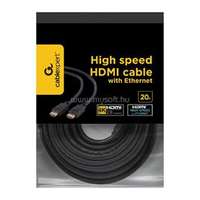 GEMBIRD CC-HDMI4-20M HDMI V2.0 kábel aranyozott csatlakozóval 20m (ömlesztett csomagolás) (CC-HDMI4-20M)