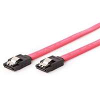 GEMBIRD CC-SATAM-DATA-0.3M Serial ATA III 30 cm Data Cable metal clips red (CC-SATAM-DATA-0.3M)