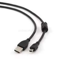 GEMBIRD CCF-USB2-AM5P-6 USB 2.0 A- MINI 5PM 1.8m cable with ferrite core (CCF-USB2-AM5P-6)