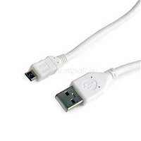 GEMBIRD CCP-MUSB2-AMBM-W-1M micro USB 2.0 cable AM-MBM5P 1m white (CCP-MUSB2-AMBM-W-1M)