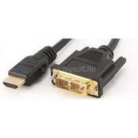 GEMBIRD HDMI -> DVI-D M/M video jelkábel 4.5m fekete (CC-HDMI-DVI-15)