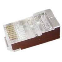 GEMBIRD LC-PTF-01/10 Universal pass-through modular FTP plug 8P8C 10pcs solid and stranded (LC-PTF-01/10)