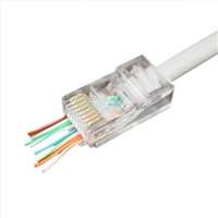 GEMBIRD LC-PTU-01/100 univerzális RJ45 csatlakozó UTP cat5e kábelhez 100db (LC-PTU-01/100)