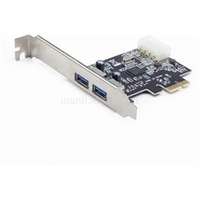 GEMBIRD PCI-E x1 2 portos USB3.0 IO vezérlő (UPC-30-2P)
