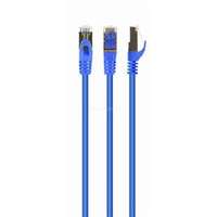 GEMBIRD PP6A-LSZHCU-B-1M RJ45 cat.6A SFTP LSZH patch kábel 1m (kék) (PP6A-LSZHCU-B-1M)