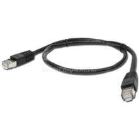 GEMBIRD RJ45 CAT6 FTP - RJ45 CAT6 FTP M/M adatkábel 2m fekete (PP6-2M/BK)
